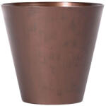 Prosperplast Műanyag virágcserép, Prosperplast Tubus Corten, réz, átmérő: 40 cm, magasság: 37, 3 cm, ipari stílusú, 28, 5 l, kerek (TC255552)