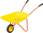 Strend Pro Gyerek talicska, Strend Pro Garden, sárga, 7 l, 76 x 38 x 43 cm, gumírozott műanyag kerék, acél puttony, 10 kg teherbírás, PVC markolat (TC2111429)