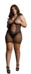 SHOTS TOYS Rochie din plasă Plus Size Le Desir