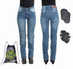 W-TEC Női motoros farmer W-TEC Panimali sötétkék XXL (14846-XXL-77-2)