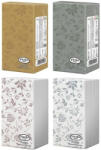 Piszke Szalvéta PISZKE Pretty textilhatású 2 rétegű 38x19cm 1/8 hajtogatott 40 lapos vegyes (1SZ2-040-BF100) - papir-bolt