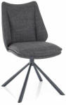 SIGNAL MEBLE Kenzie Bjorn Forgó Étkezőszék Szövet Sötétszürke Auto-Return