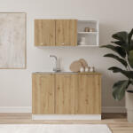  Pd L120 Alapkonyha Artisan-Fehér