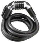 Kryptonite Kryptoflex 1218 számkombinációs sodronyzár, 12 mm x 180 cm, fekete