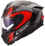 LS2 Cască integrală pentru motocicletă LS2 FF817 Challenger II Viper gri-roșu lucios (LS168170732-MASTER)