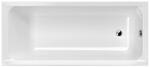M-Acryl Eco fehér színű egyenes akril kád 170x75 kádlábbal és peremrögzítővel (12406)