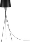 Kaja Lighting Lampadar Remi, 1xE27, H174cm, D45cm, metal, textil negru (K-4353)