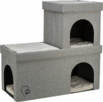 TRIXIE Kimy | Extra tágas szövet macskabújó és design kuckó - 76 × 72 × 37 cm, világosszürke