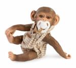 Guča majom teljes vinyl testtel, kockás overálban 32 cm (13-991)