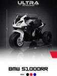 ULTRA Mini Motocicleta Electrica pentru Copii BMW S1000RR 6V, 20W, Baterie 4Ah, Viteza 5KM H, Sarcina 20KG (C1158)