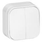ORNO OR-OE-7201/W Felületre szerelhető, kétzónás ToDo IP20 kapcsoló, fehér (OR-OE-7201/W)