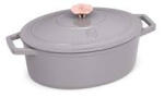 Berlinger Haus Taupe Collection öntöttvas ovális sütőedény zománc bevonattal, fedővel (BH-6541)