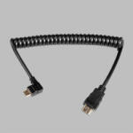 Caruba HDMI-MiniHDMI spirál kábel egyenes/90 fokos csatlakozással (D135712)