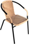 AGA Kerti szék RATAN Fekete/Bézs (DS586-1)