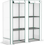 AGA Kerti fóliasátor 144x48x152 cm (DSA2330/84H-241V00WT)