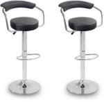 Aga 2x Bárszék MR2037 Fekete (MR2037Black-2)