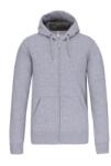 Kariban K444 / Cipzáras kapucnis pulóver - oxford szürke L (20K44439803)