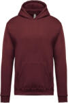 Kariban K477 / Gyerek kapucnis pulóver - bordó 134-140 (20K477054w2)
