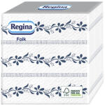 Regina Szalvéta REGINA Folk Kékfestő 1 rétegű 33x33 cm 1/4 hajtogatott 45 lapos kék virág (422473) - fotoland