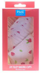 PME tulipános muffin papír, málna, 24 db