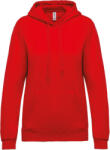 Kariban K473 / Női kapucnis pulóver - piros XXL (20K47300405)