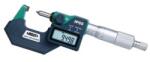 INSIZE Micrometru digital INSIZE 0-25 mm pentru masurarea inaltimii ondulatiei, varf orizontal, tip D (3566-25DA)