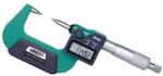 INSIZE Micrometru digital cu varfuri ascutite 30 INSIZE 0-25 mm, rezolutie 0, 001 mm, tip A (3530-25A)