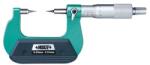 INSIZE Micrometru mecanic cu varfuri ascutite 15 INSIZE 0-25 mm, rezolutie 0, 01 mm, tip B (3230-25BA)