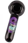 EUPHORIA Pipa sticla Skull Premium cu Kickhole 13.5cm