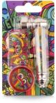 EUPHORIA Kit Euphoria Vibrant Pipa metalica + Grinder + 5 Site metalice
