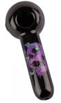 EUPHORIA Pipa sticla Skull Mushrooms Premium cu Kickhole 13.5cm