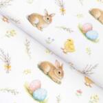 Goldea húsvéti teflon szövet terítőknek - vidám húsvét 160 cm