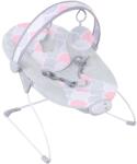 FreeOn Enjoy rezgő-zenélő pihenőszék - Szürke, rózsaszín (45753)
