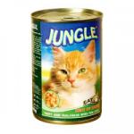 Jungle Котешка храна на хапки със заешко месо Jungle 410 гр