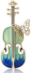 Borealy BroE a Vioara cu Fluture EE arfa din Matase Borealy , Cadou Elegant pentru Femei (MAR211)