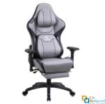 Blirowin Scaun gaming/birou, Blirowin®, suport lombar reglabil cu masaj, spuma cu memorie, sezut cu revenire rapida, suport picioare extensibil, piele PU rezistenta, blocarea pozitiei pana la 180°, cotiere reg
