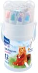 SPREE Set 12 culori pastel AQUARELL+1 pensula, cutie PP