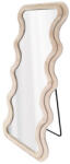 AdTrend Oglinda podea rama catifea crem 66 x 160 cm (112321)