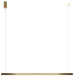 Settimo Lustra moderna LINUS LED aurie 100 cm, design modern minimalist (KI382)