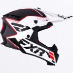 FXR Racing Cască Enduro - Cross - Snowmobil FXR HELIUM MX · Roșu / Alb / Negru