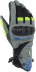 Bering Mănuși Moto de Vară din Piele & Textil BERING BAKUNDU · Gri / Negru / Verde-Fluo