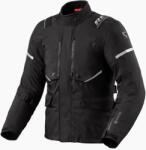 Revit Geacă Moto Touring Bărbați din Textil GORE-TEX REV'IT! Vertical GTX · Negru / Argintiu