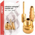 AMIO Set adaptoare umflare, 3 piese, alama, pentru mingi, saltele, jucarii (04502)