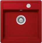 SCHOCK Mono N-100S Chiuveta bucatarie granit Cristadur 49x51 cm, rosu (rouge) (MONN100SROSUSA) Chiuveta