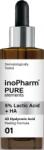 inoPharm Пилинг за лице с млечна и хиалуронова киселина, 30 ml