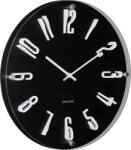 Karlsson Ceas de perete Esencia Elevated, negru (KA6090BK)