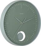 Karlsson Ceas de perete cu pendul Grato, verde pădure (KA6065GR)