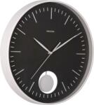Karlsson Ceas de perete Grato cu pendulă, negru (KA6065BK)