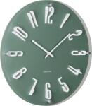 Karlsson Ceas de perete Esencia Elevated, verde (KA6090GR)