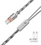 DDHIFI M198C Univerzális Type-C OCC fülhallgató kábel DAC 2-PIN DDHIFI-M198C-2PIN (DDHIFI-M198C-2PIN)